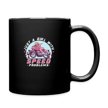 Dirt Bike Dirt Bike Riding Motocross Dirt Biking - Full Colour Mug - black - Right