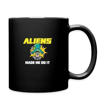 Alien Extraterrestrial Area 51 Ufo Space Geek - Tasse einfarbig - Schwarz - Rechts
