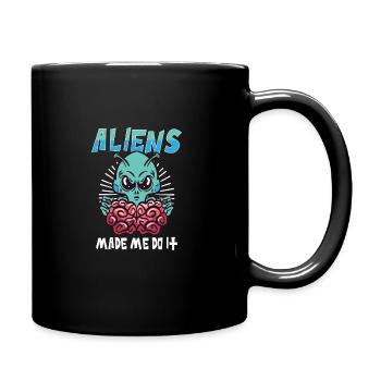 Alien Extraterrestrial Area 51 Ufo Space Geek - Tasse einfarbig - Schwarz - Rechts