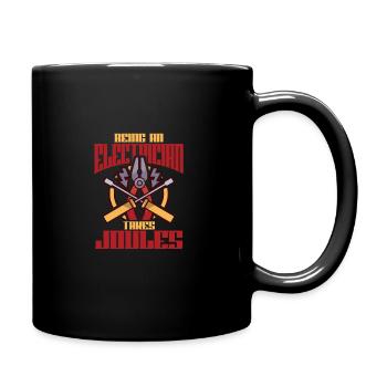 Electrician Electrical Engineer Lineman Electrical - Tasse einfarbig - Schwarz - Rechts