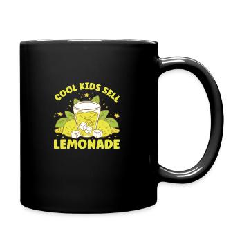 Lemonade Rack Lemon Juice Homemade - Full Colour Mug - black - Right