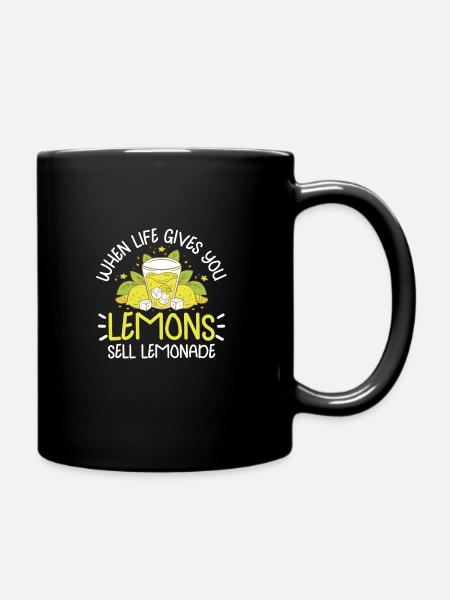 Lemonade Rack Jus de citron fait maison - Mug uni - noir