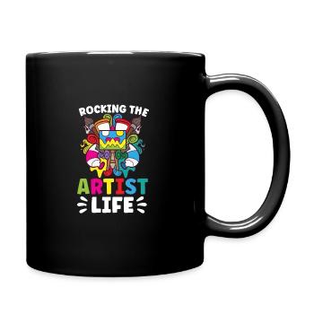 Artist Painting Painter Art Color Art Teacher - Full Colour Mug - black - Right