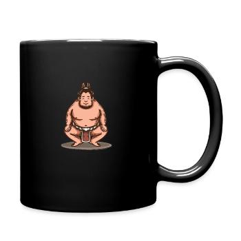 Sumo-wrestling Sumo-wrestler Japan - Full Colour Mug - black - Right