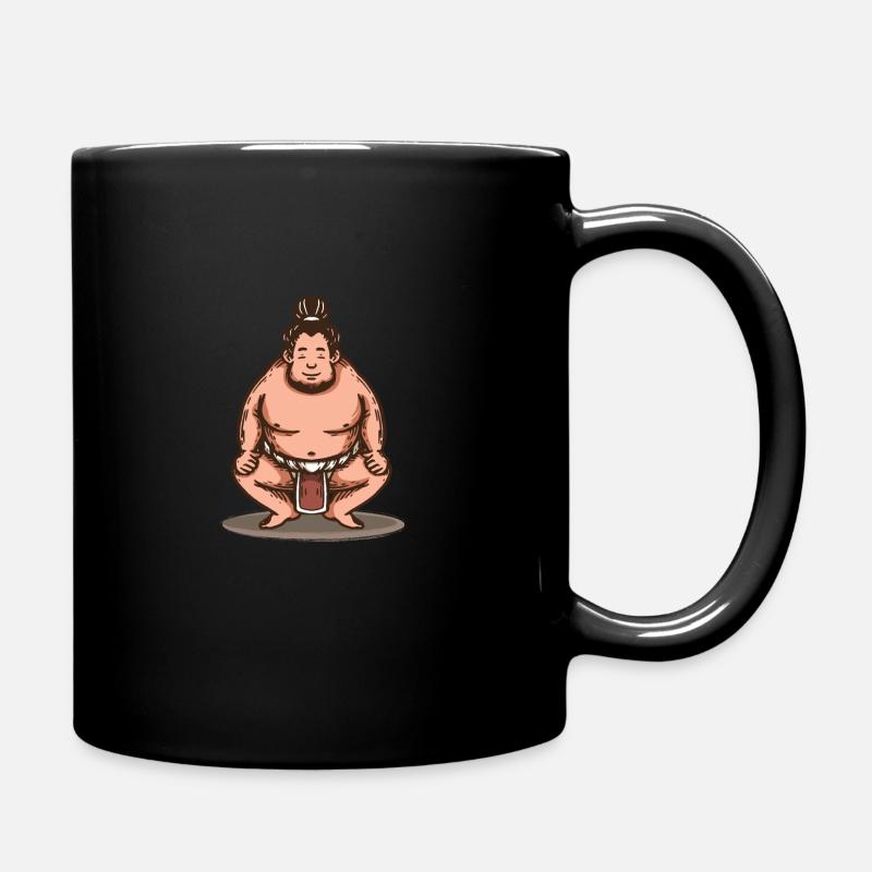 Sumo-wrestling Sumo-wrestler Japan - Tasse einfarbig - Schwarz