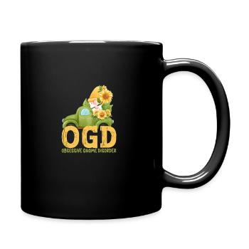 Gnomes de jardin Gnome Amant Drôle de Gnome Jardinage - Mug uni - noir - Droite