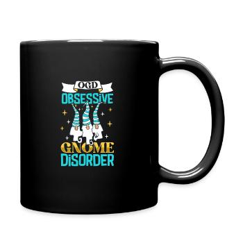 Gnomes de jardin Gnome Amant Drôle de Gnome Jardinage - Mug uni - noir - Droite