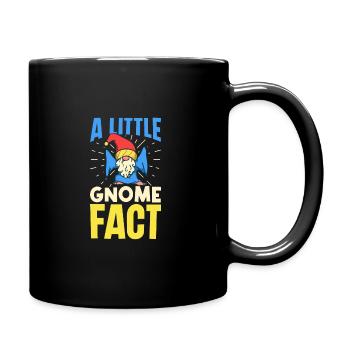 Garden Gnomes Gnome Lover Funny Gnome Gardening - Full Colour Mug - black - Right