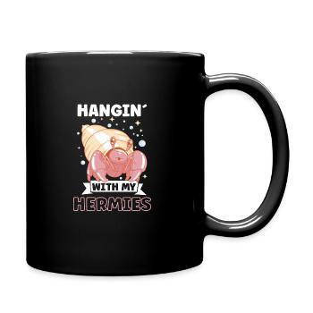 Hermit Crab Crabbing Crab Whisperer Crab Hunting - Tasse einfarbig - Schwarz - Rechts