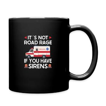 Paramedic First Responder Ambulance Driver - Full Colour Mug - black - Right