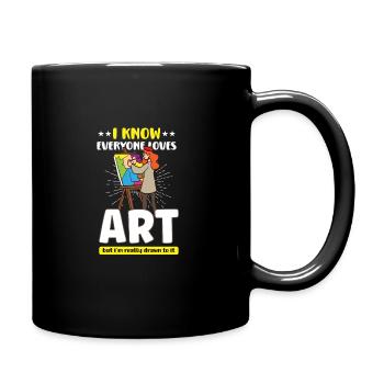 Artist Painting Painter Art Color Art Teacher - Full Colour Mug - black - Right