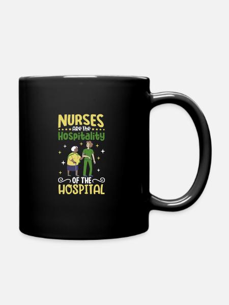 Nurse Nursing Clinic Paramedic - Full Colour Mug - black