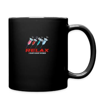 Nurse Nursing Clinic Paramedic - Full Colour Mug - black - Right