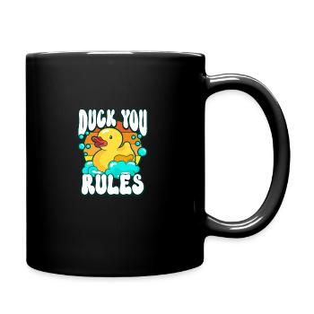 Canards en caoutchouc Canards Chasse aux oiseaux Idée cadeau d’amoureux des canards - Mug uni - noir - Droite