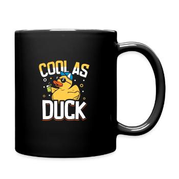 Rubber Ducks Duck Duck Lovers Bathroom - Full Colour Mug - black - Right
