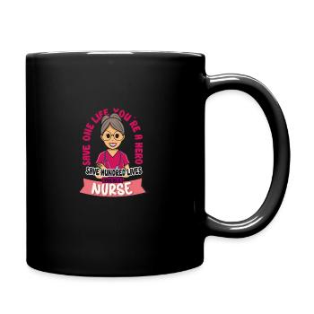 infirmière clinique de soins infirmiers ambulancier paramédical - Mug uni - noir - Droite