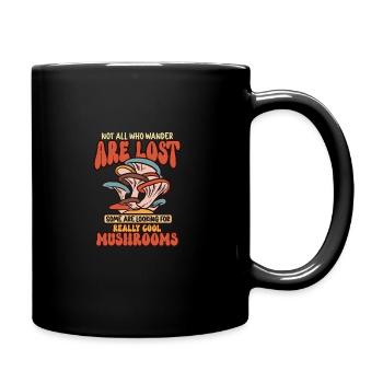 Cueilleur de champignons de Morel Champignon Champignon - Mug uni - noir - Droite