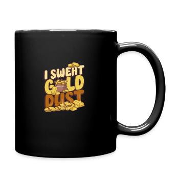 Goldgräber Goldbergbau Goldwaschen Goldmine - Tasse einfarbig - Schwarz - Rechts