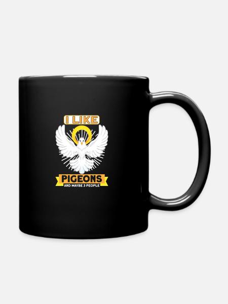 Pigeon Pigeon Racing Pigeon Racer Pigeon Keeper - Tasse einfarbig - Schwarz