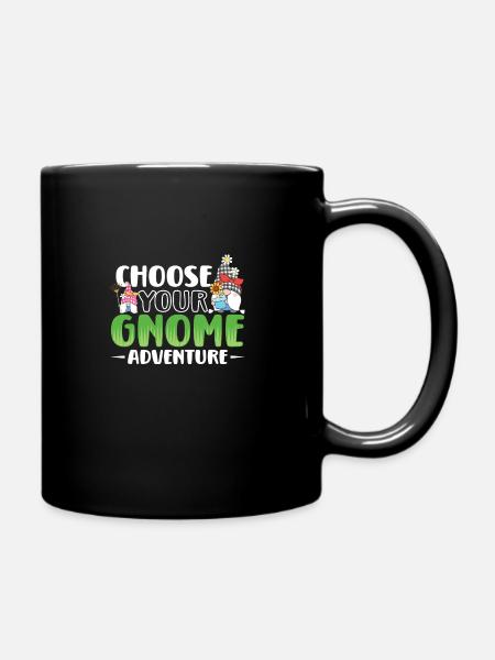 Gartenzwerge Gnome Lover Funny Gnome Gardening - Tasse einfarbig - Schwarz