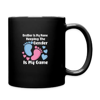 Gender Reveal Schwangerschaft Baby Party - Tasse einfarbig - Schwarz - Rechts