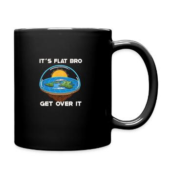 Flat Earth Theory Flat Earth Army Earth - Tasse einfarbig - Schwarz - Rechts