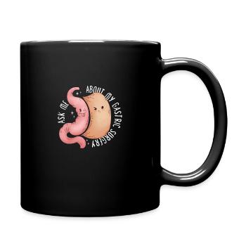 Sleeve gastrectomy sleeve gastrectomy - Full Colour Mug - black - Right