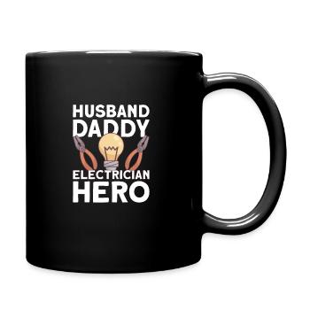 Électricien Ingénieur électricien monteur de lignes Électricien - Mug uni - noir - Droite