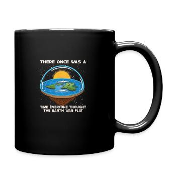 Flat Earth Theory Flat Earth Army Earth - Tasse einfarbig - Schwarz - Rechts