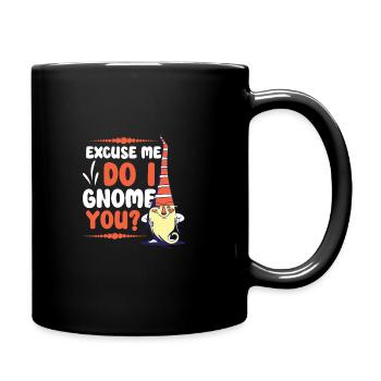 Gartenzwerge Gnome Lover Funny Gnome Gardening - Tasse einfarbig - Schwarz - Rechts