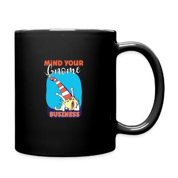 Gnomes de jardin Gnome Amant Drôle de Gnome Jardinage - Mug uni - noir - Droite
