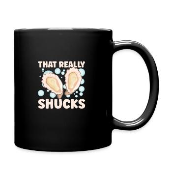 Oyster Lovers Drôle d’huître Oyster Shucker - Mug uni - noir - Droite