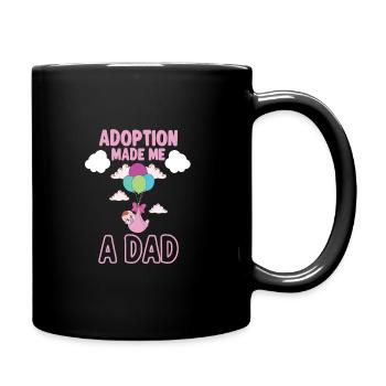 Funny Adoption Adoption Day Gifts - Full Colour Mug - black - Right