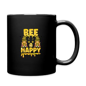 Beekeeper Gnomes Gnome Lover Funny Gnome Honey Bee - Tasse einfarbig - Schwarz - Rechts