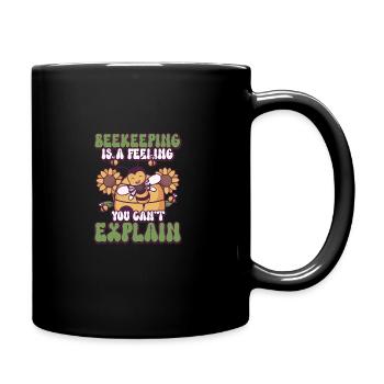 Honey Bee Beekeeping Beekeeper Honeybee Beekeeping - Tasse einfarbig - Schwarz - Rechts