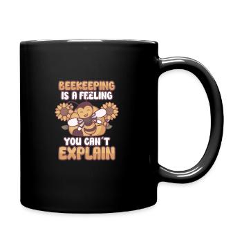 Honey Bee Beekeeping Beekeeper Honeybee Beekeeping - Tasse einfarbig - Schwarz - Rechts