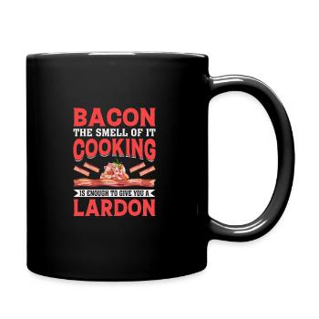 Bacon Lovers Funny Bacon Famous Food Keto - Full Colour Mug - black - Right