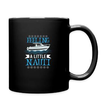 Boating Dad Boat Captain Pontoon Sailor Cruising - Tasse einfarbig - Schwarz - Rechts