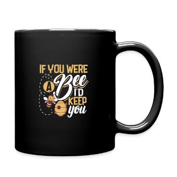 Honey Bee Beekeeping Beekeeper Honeybee Beekeeping - Tasse einfarbig - Schwarz - Rechts