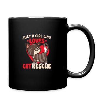Sauvetage des chats SAUVETAGE DES DROITS DES ANIMAUX Adoption de chats - Mug uni - noir - Droite