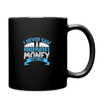 Poker Casino Poker Player Gambling Roulette - Tasse einfarbig - Schwarz - Rechts