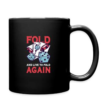 Poker Casino Joueur de Poker Jeu Roulette Cadeau - Mug uni - noir - Droite