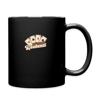 Poker Casino Joueur de poker Jeu de roulette - Mug uni - noir - Droite