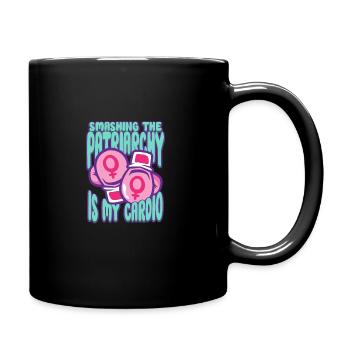 Feminism Women's Power Pro-choice Pro Abortion - Full Colour Mug - black - Right