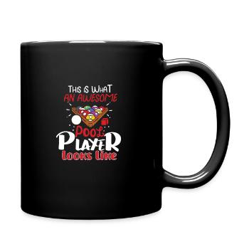 Pool Billiards Cue Sports Professional Pool Player - Tasse einfarbig - Schwarz - Rechts