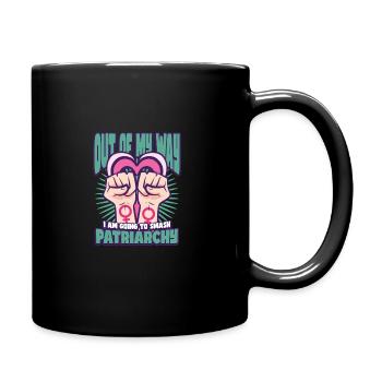 Feminism Women's Power Pro-choice Pro Abortion - Full Colour Mug - black - Right