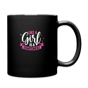 Feminism Women's Power Pro-choice Pro Abortion - Full Colour Mug - black - Right
