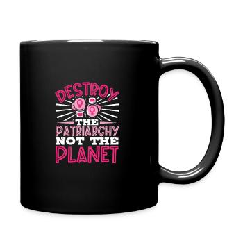 Feminism Girl Power Pro-choice Pro Abortion - Full Colour Mug - black - Right