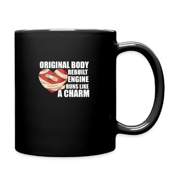 Crise cardiaque Chirurgie à cœur ouvert Chirurgie cardiaque Cadeau - Mug uni - noir - Droite