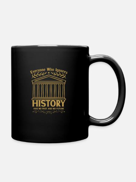 Miłośnik historii historii - Kubek jednokolorowy - czarny